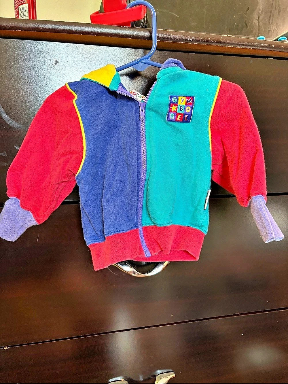 Vintage Gymboree Baby Color Block Jacket 12M Cotton
